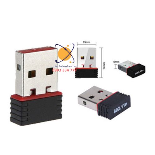 Card mạng không dây Mini USB 150Mbps Wireless