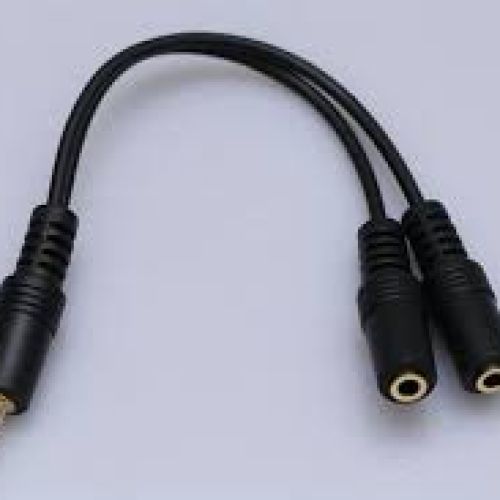 Dây chia audio 3.5mm 1 ra 2  20cm