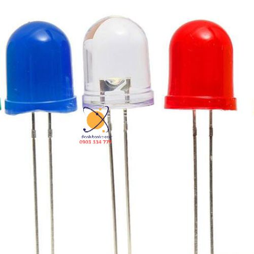 LED 10 mm sáng trắng