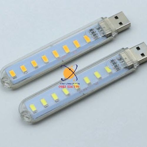 LED USB 8 LED sáng trắng