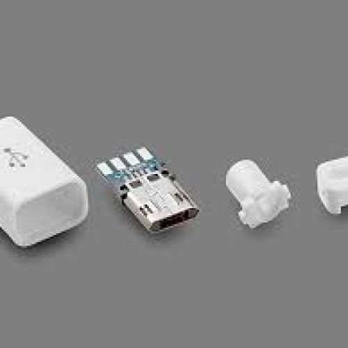 Đầu nối micro USB đực có vỏ