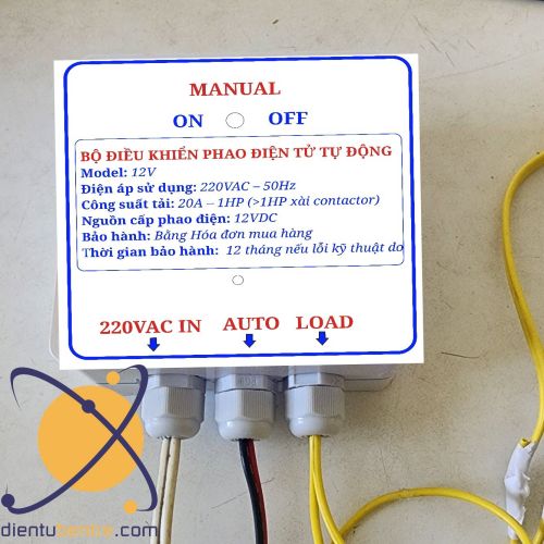 Bộ Điều Khiển Phao Điện An Toàn 12VDC, Đảm bảo an toàn cho sử dụng, vận hành, Sửa chữa, An toàn nếu 