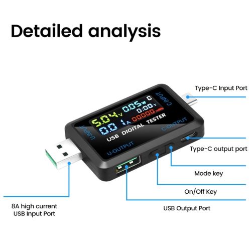 Mạch test đa năng USB A, USB type C