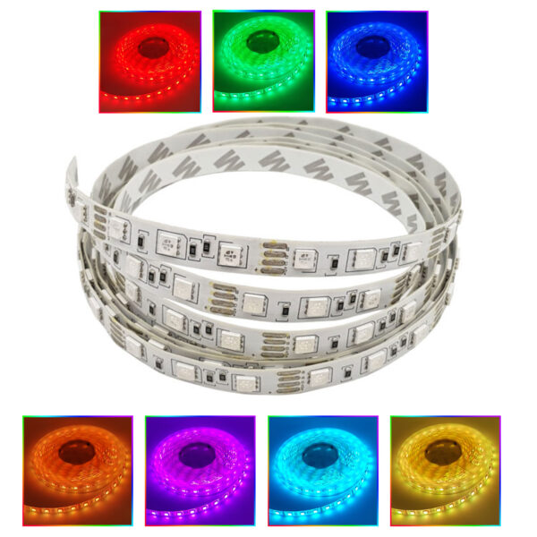LED cuộn dài các màu 5m bản 10mm đỏ, trắng, xanh lá, xanh dương